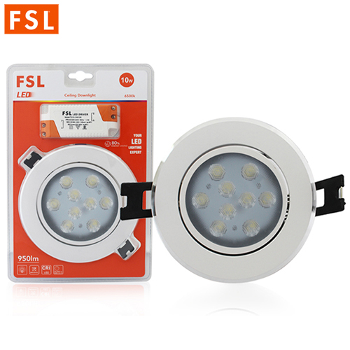 Đèn LED âm trần FSL 10W mắt rọi FSS605 10W