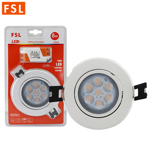 Đèn LED âm trần FSL 8W mắt rọi FSS605 8W